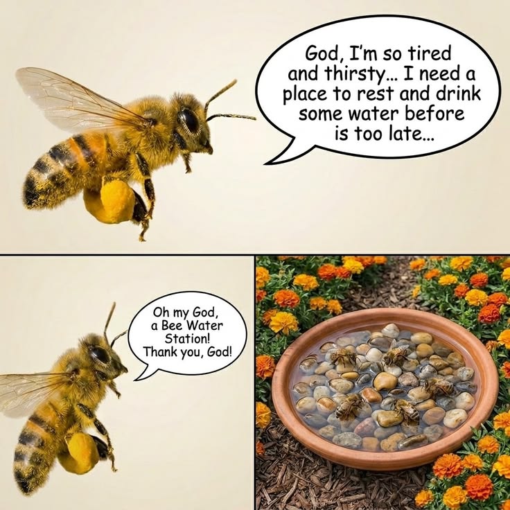 How to Make a Bee Water Station in 10 Minutes