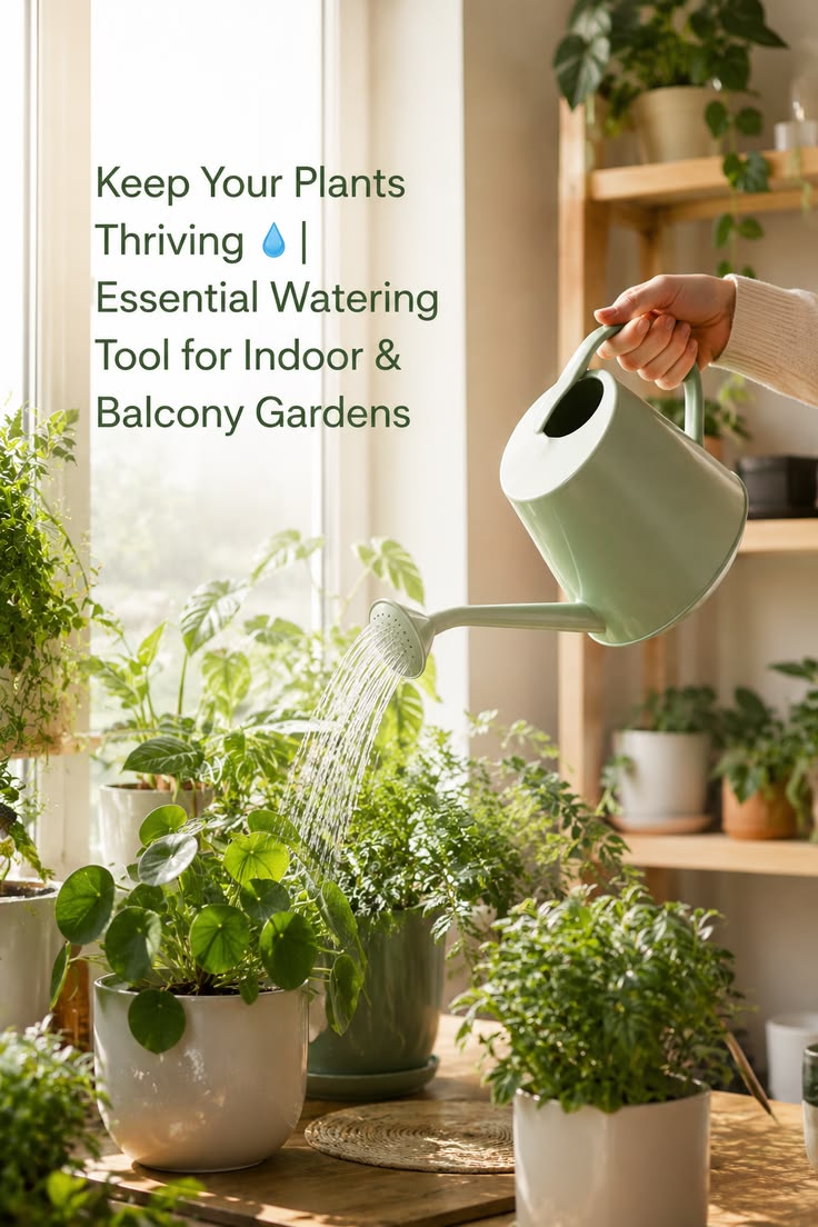 How to Water Indoor and Balcony Plants Properly