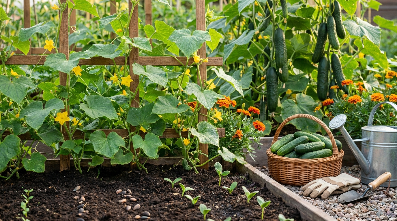 How to Grow Cucumbers From Seed to Harvest