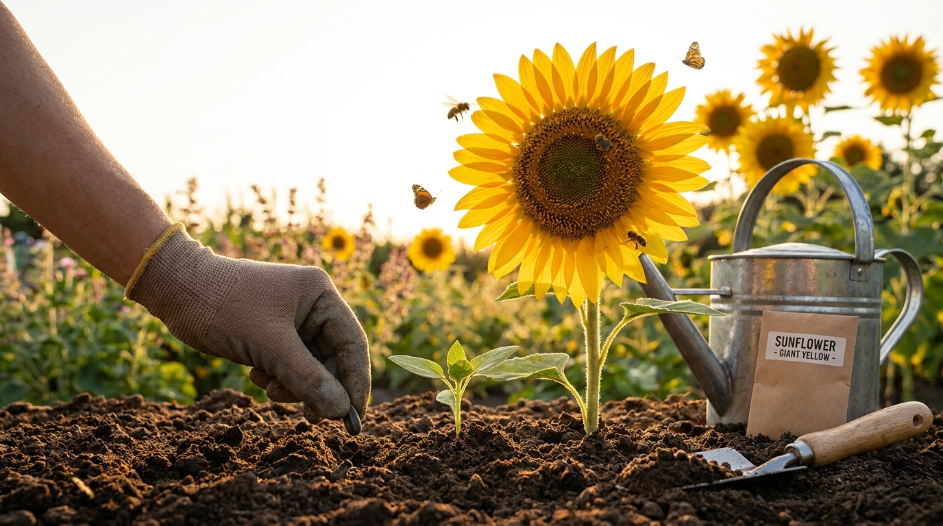 How to Grow Sunflowers From Seed to Bloom