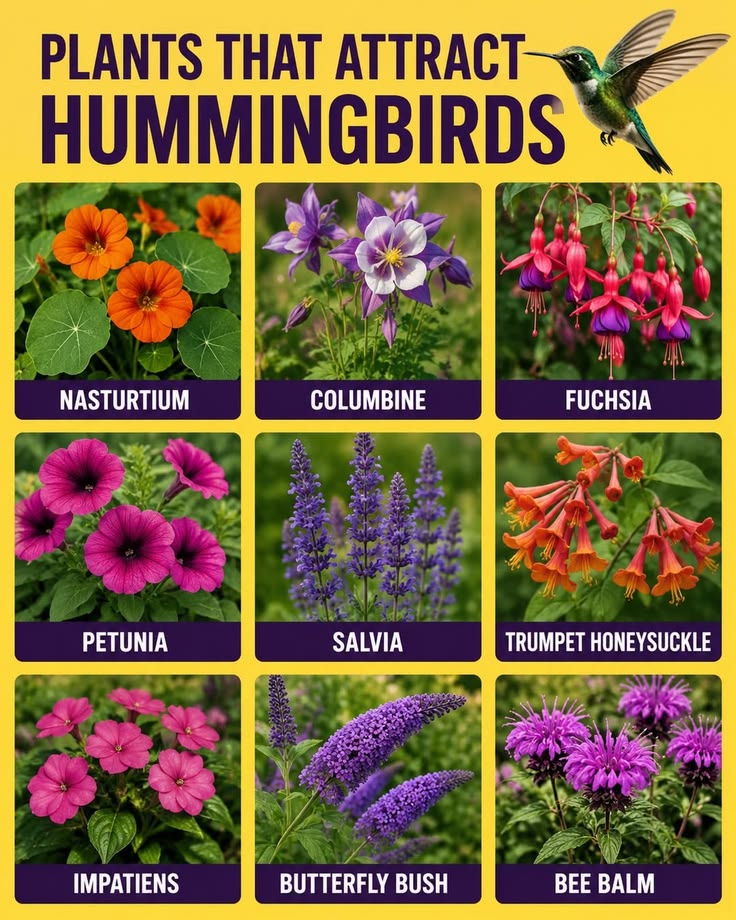 9 Flowers That Attract Hummingbirds to Your Garden