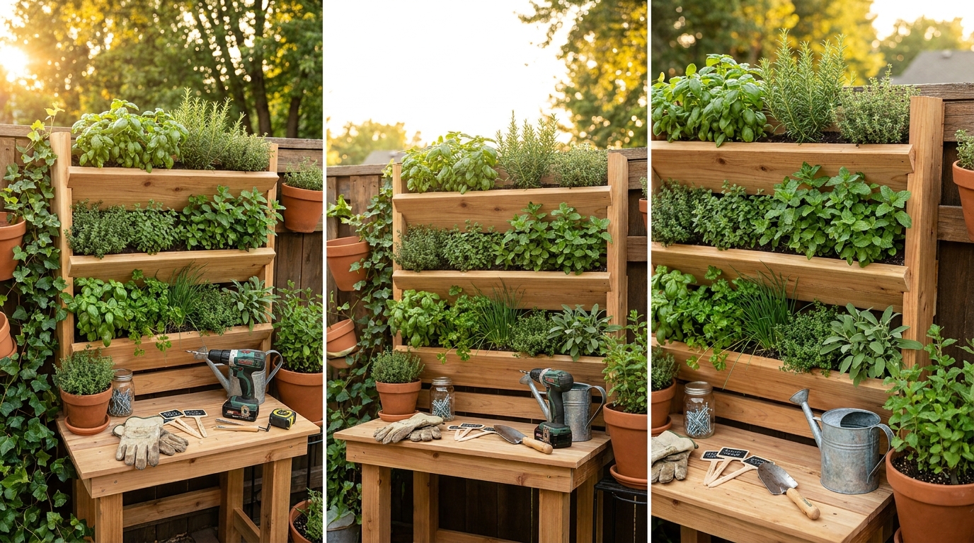 How to Build a Vertical Herb Garden That Thrives